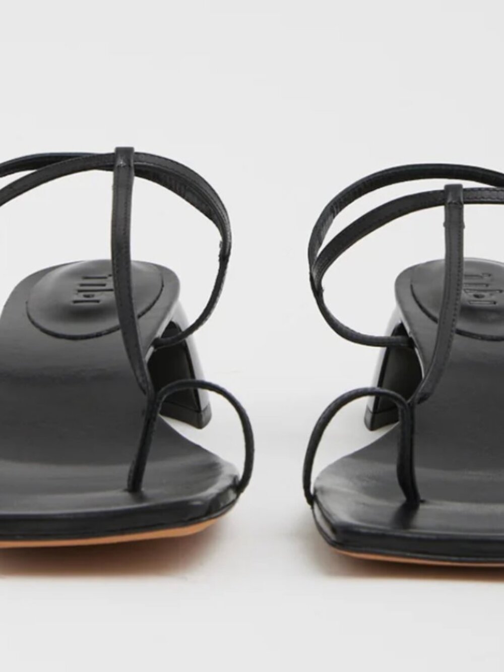 Tibi Georgia Slingback Sandal | Black | Size 39.5